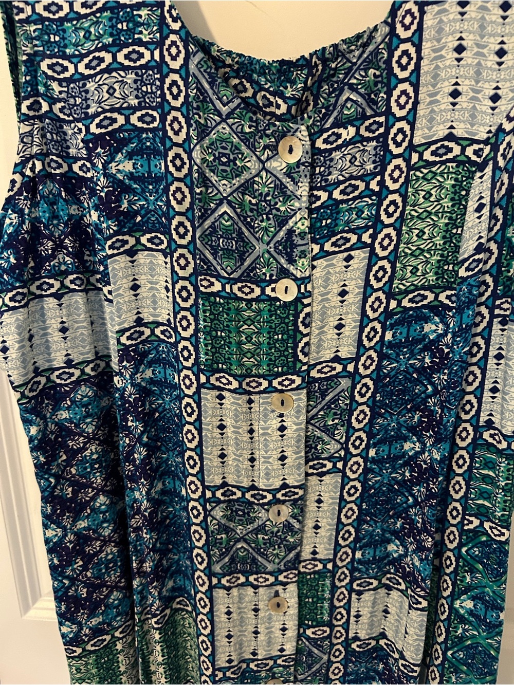 Beautiful patchwork maxi dress - Picture 2 of 4